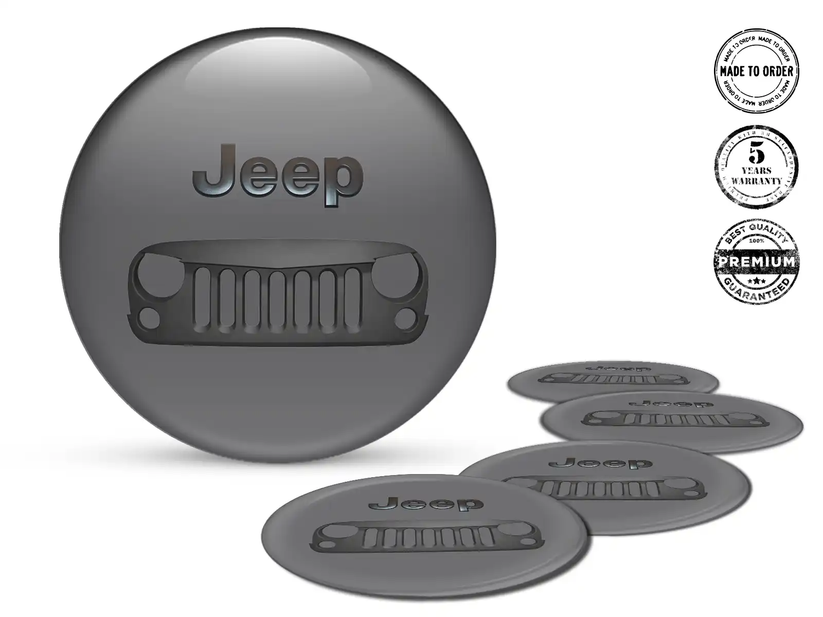 Jeep Decalcomanie su Ruote Etichette Resina Qualità Max